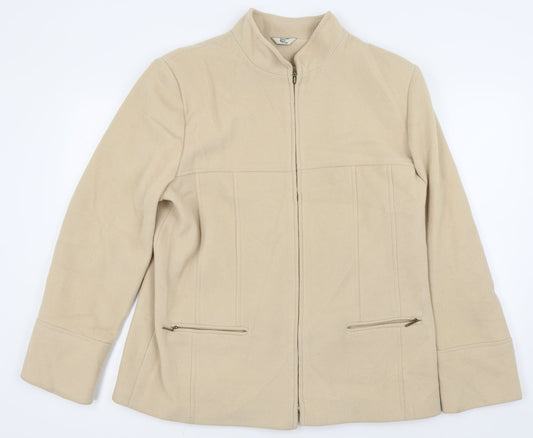 klass collection Womens Beige   Overcoat Coat Size 16