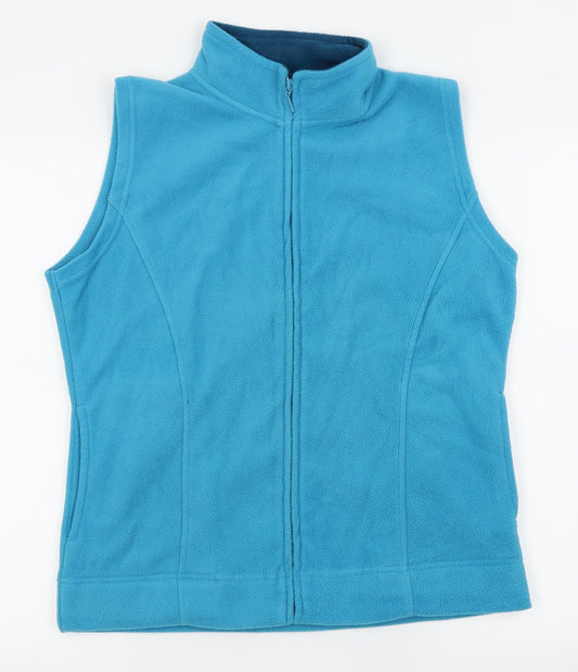 isle Womens Blue   Full Zip Jumper Size 14