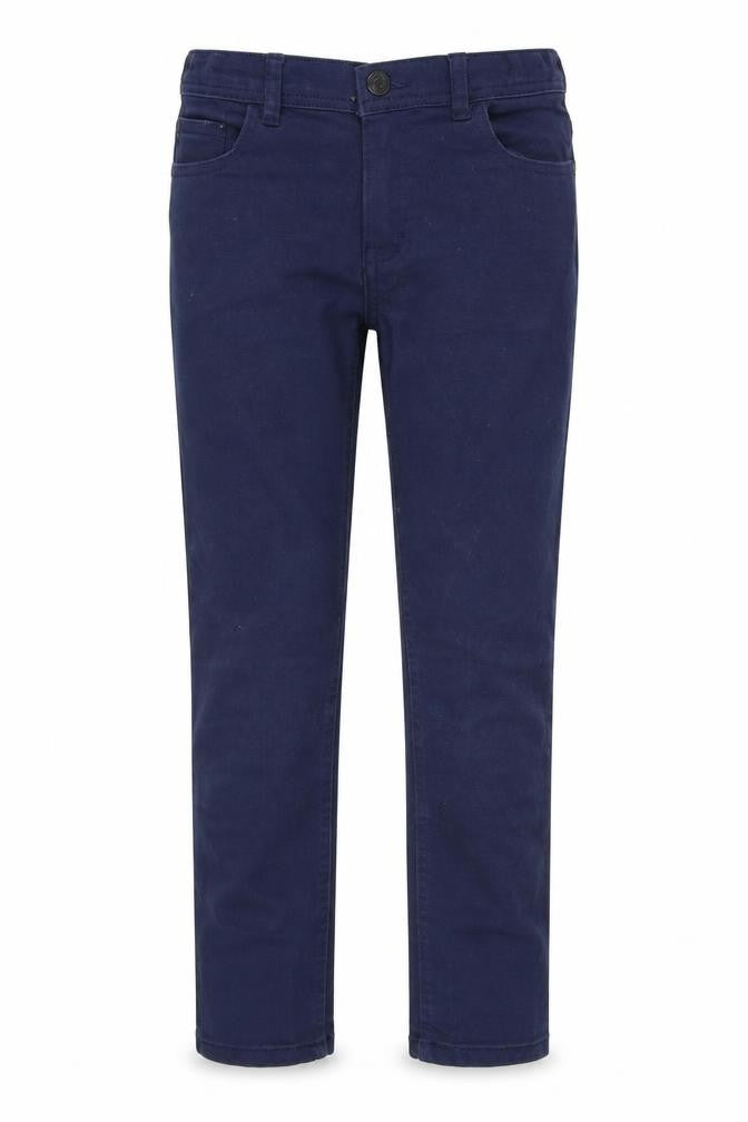 Front view of Denim&co girls’ blue skinny jeans, size 9-10, years