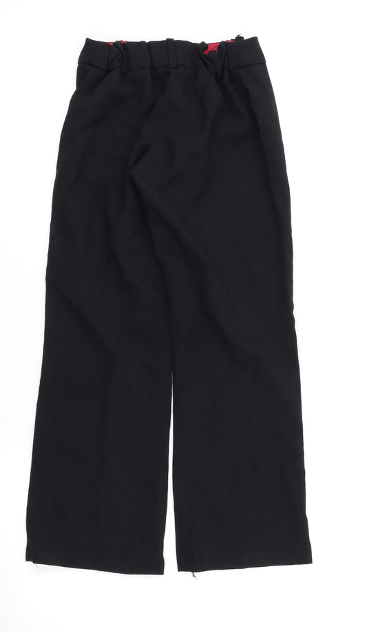 miss evie Girls Black   Chino Trousers Size 8-9 Years