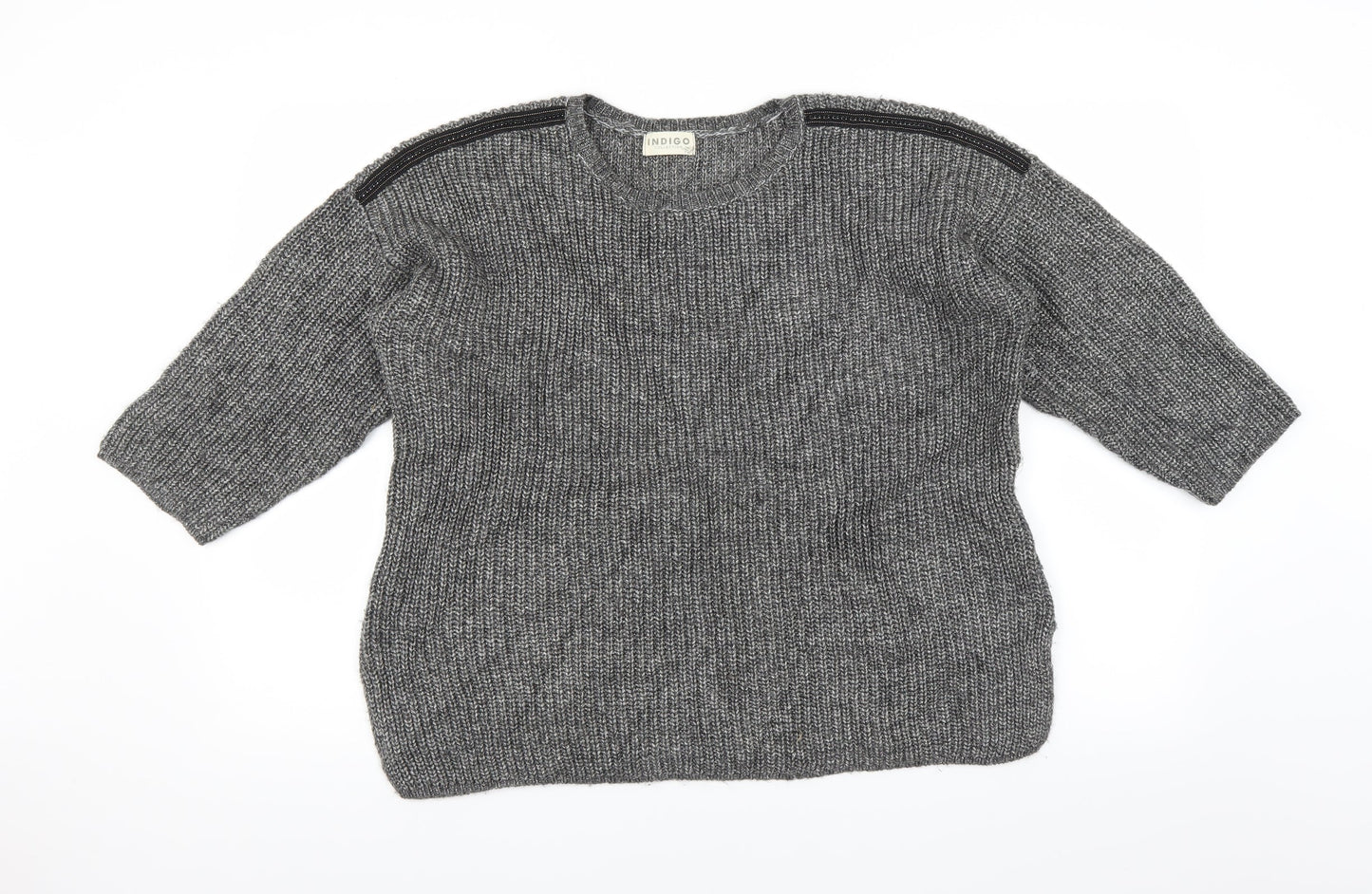 Marks and Spencer Womens Grey   Pullover Jumper Size 14