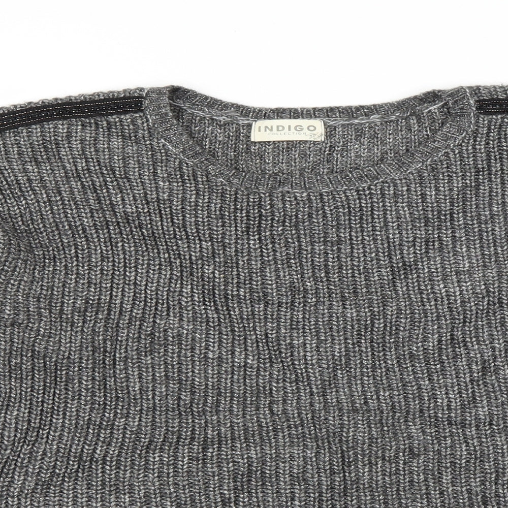 Marks and Spencer Womens Grey   Pullover Jumper Size 14