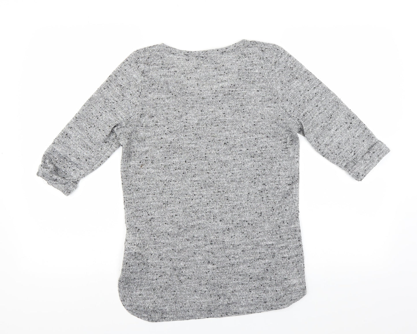 New Look Womens Grey   Pullover Jumper Size 12  - glittery