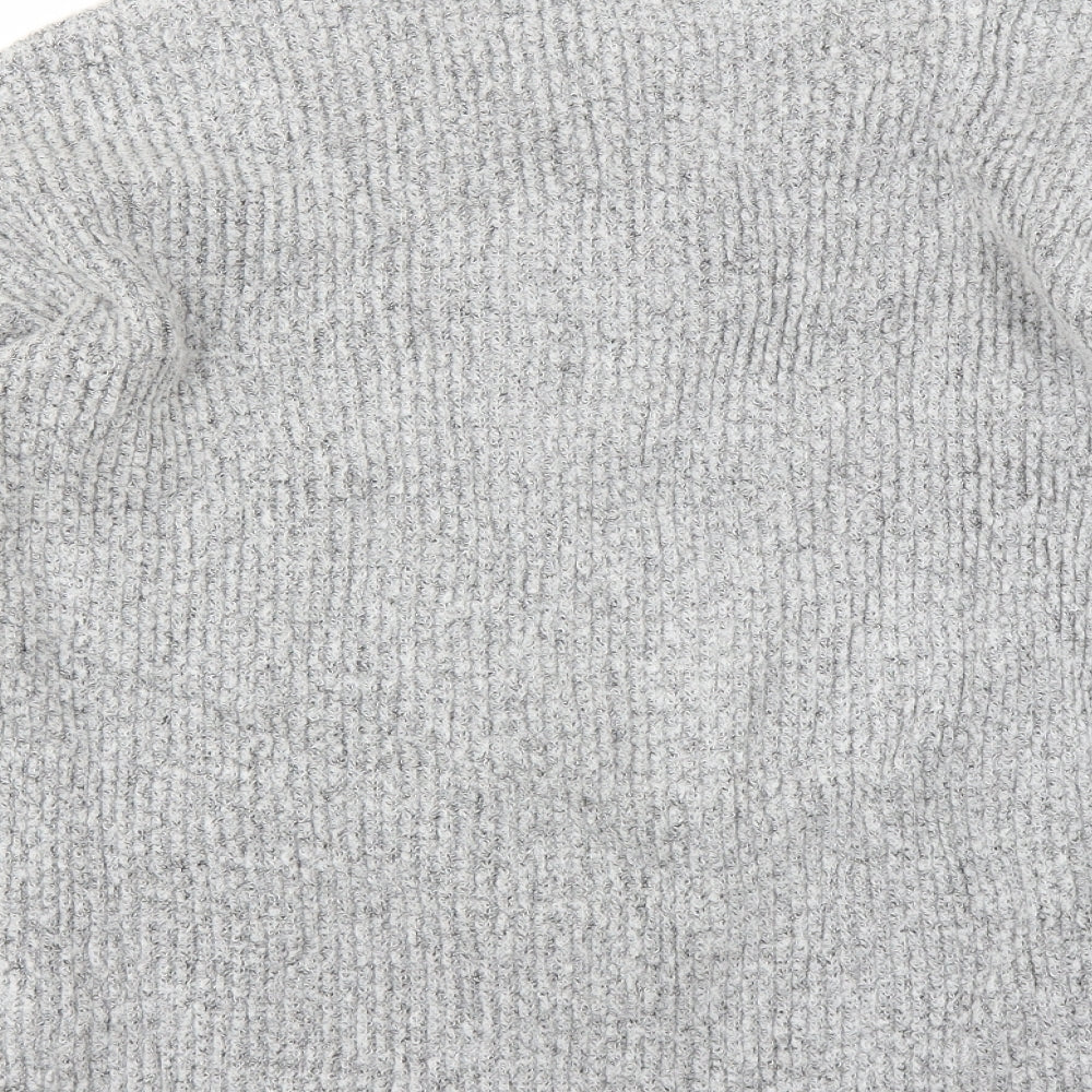 New Look Girls Grey   Pullover Jumper Size 14-15 Years  - Choker style neck