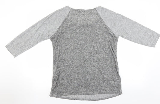 Peacocks Womens Grey   Pullover Jumper Size 14