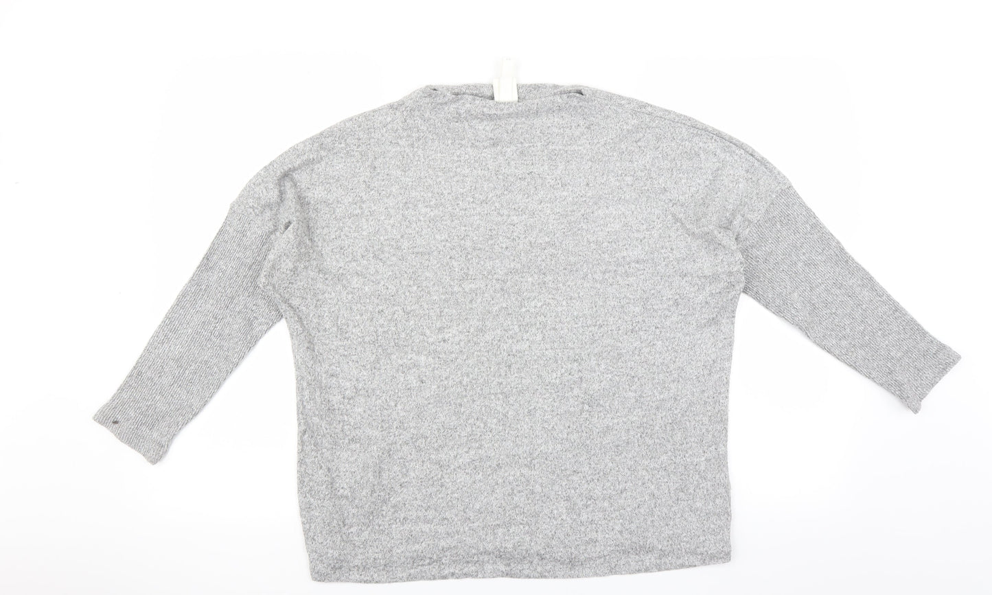H&M Womens Grey   Pullover Jumper Size L