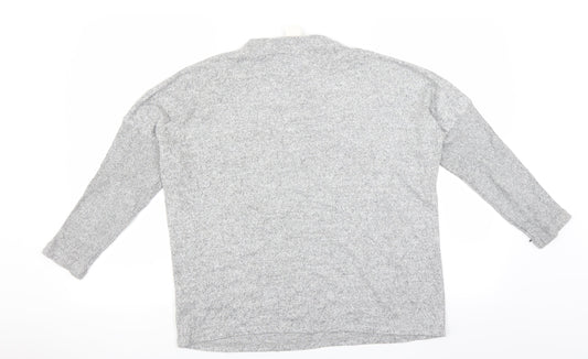 H&M Womens Grey   Pullover Jumper Size L