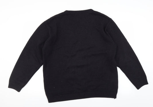 Simon Taylor Mens Blue   Pullover Jumper Size M
