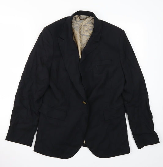 NEXT Womens Black   Gilet Coat Size 12