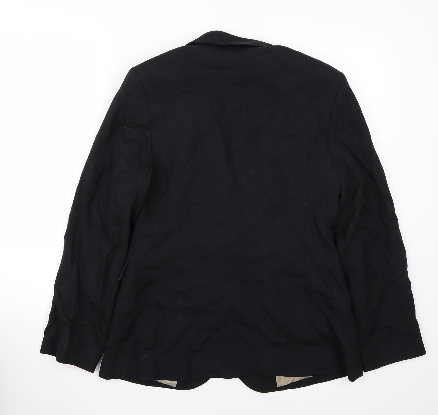 NEXT Womens Black   Gilet Coat Size 12