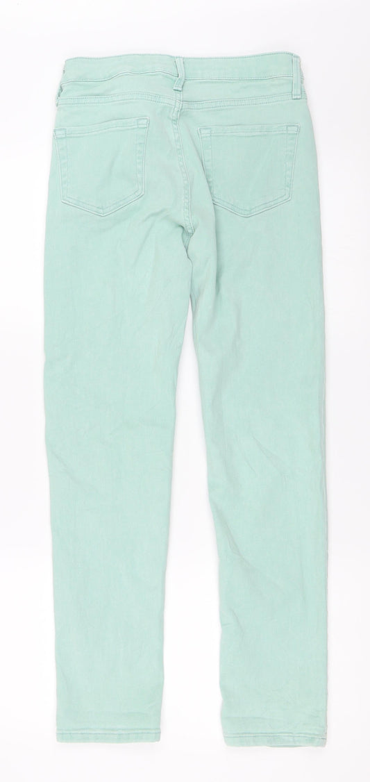 Marks and Spencer Womens Green   Skinny Jeans Size 8 L28 in