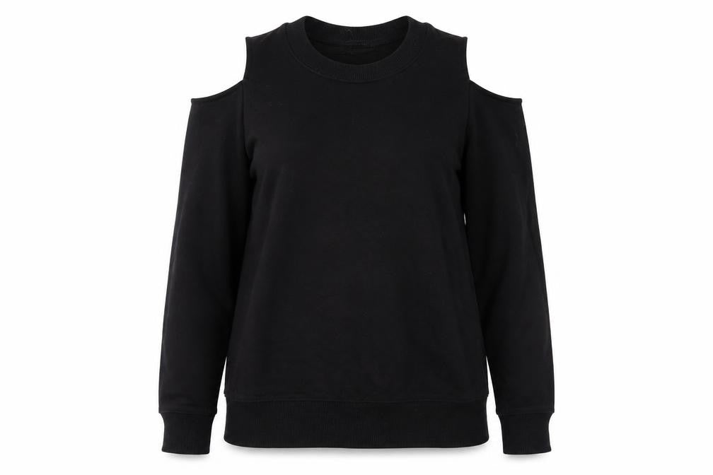 Front view of New Look women’s black jumper, size UK 10