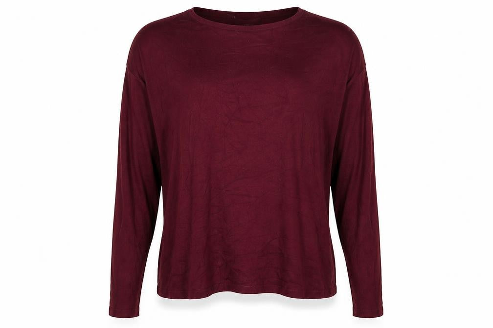 Front view of Next women’s purple jumper, size UK 8