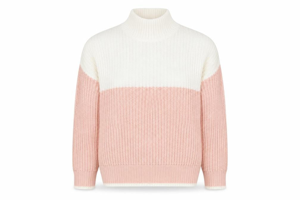 Front view of New Look women’s pink jumper, size S