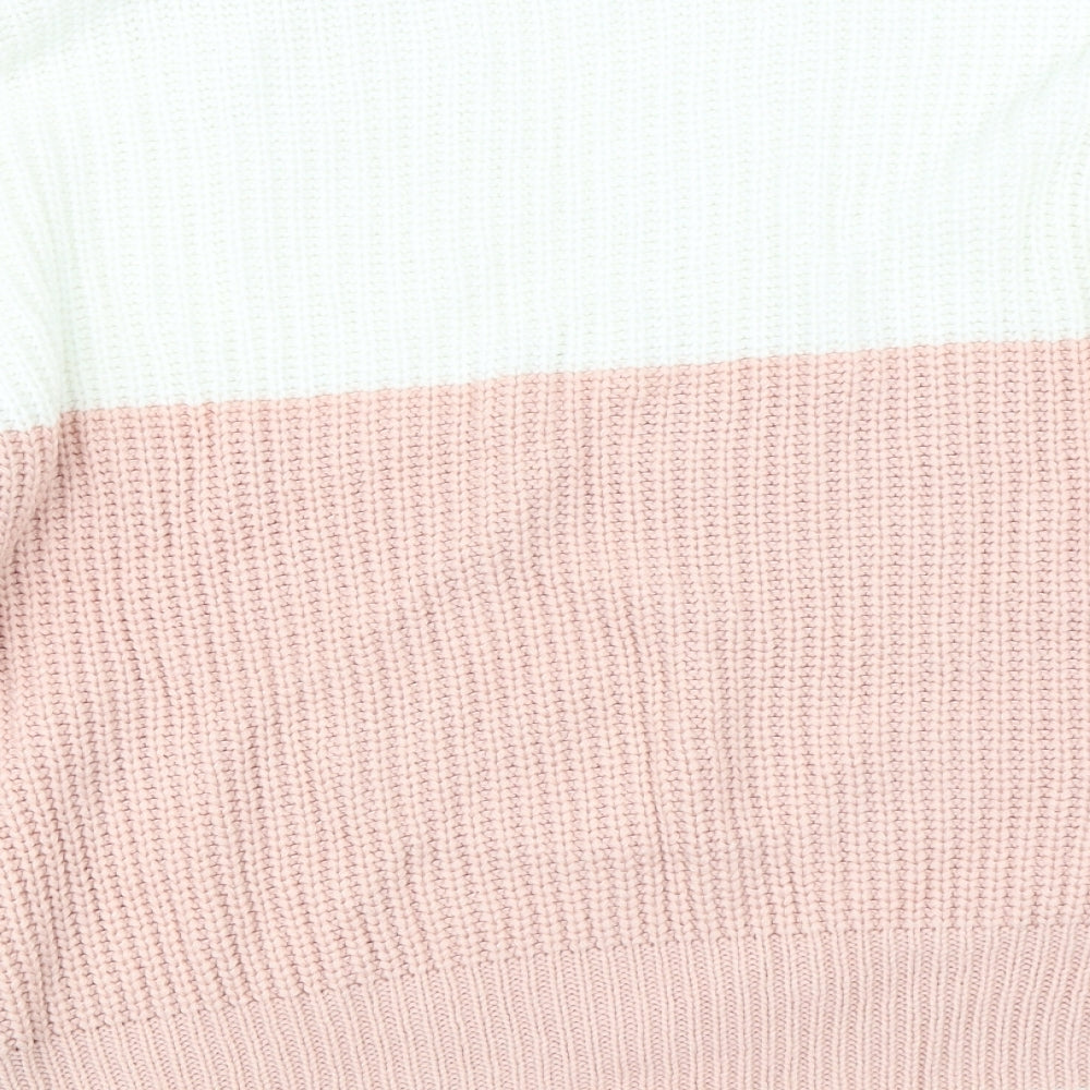 New Look Womens Pink   Pullover Jumper Size S