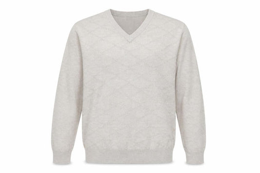 Marcello Mens Beige  Knit Pullover Jumper Size L