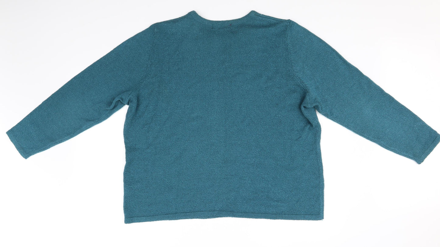 Preworn Womens Green   Pullover Jumper Size XL