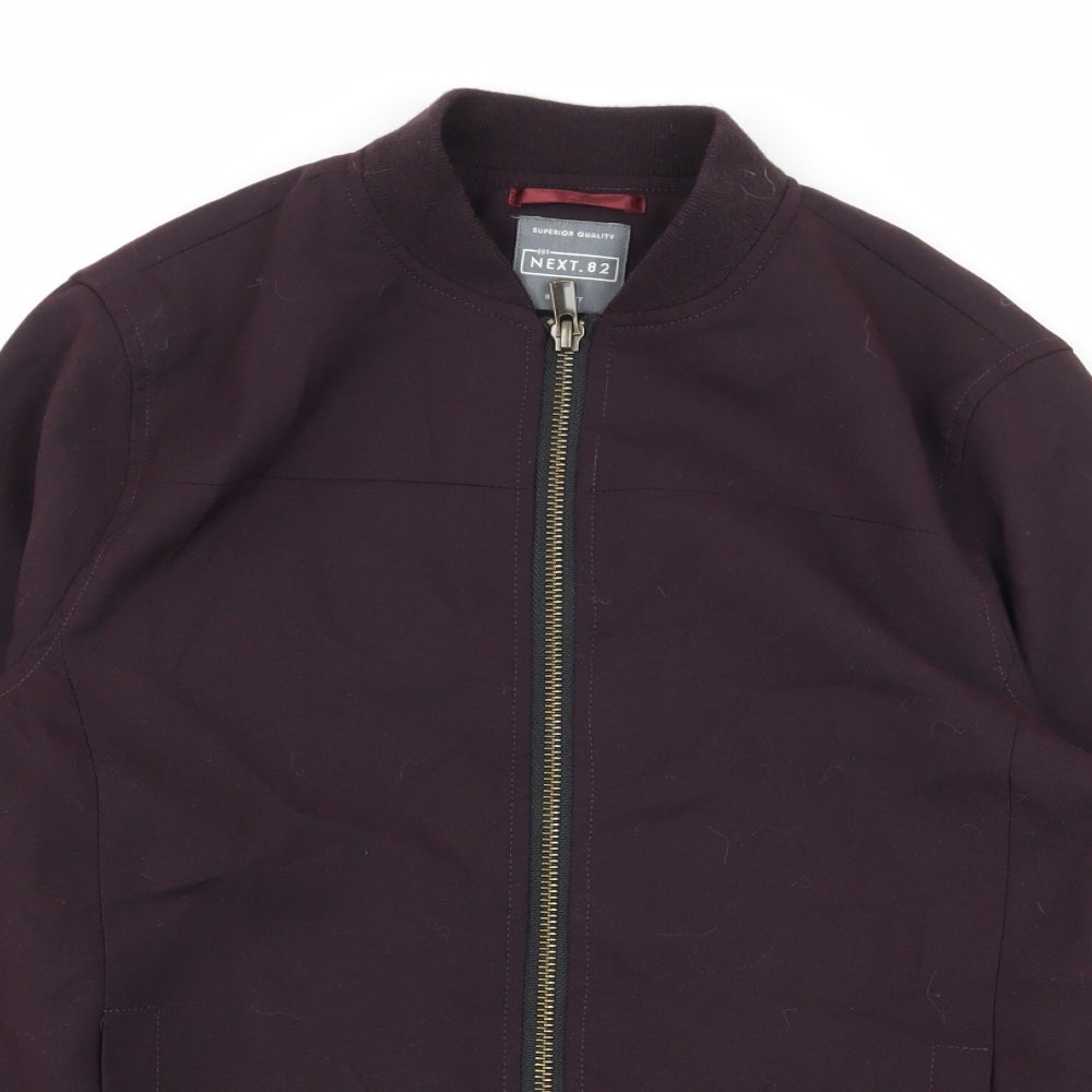 NEXT Girls Purple   Bomber Jacket Jacket Size 10 Years