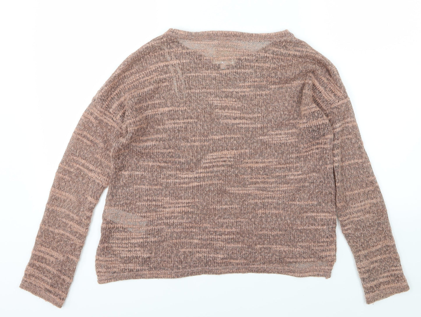 New Look Womens Pink  Knit Pullover Jumper Size 8