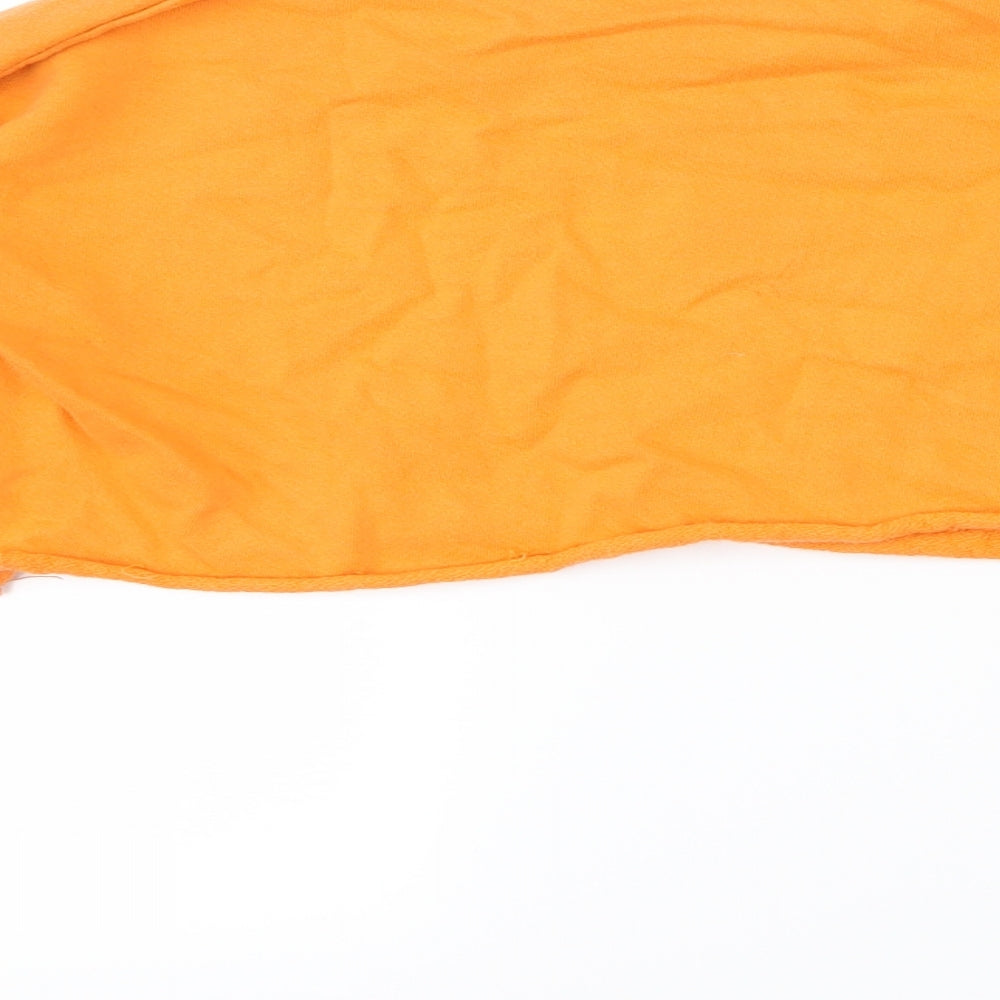 PRETTYLITTLETHING Womens Orange  Jersey Pullover Sweatshirt Size 6  - Cropped