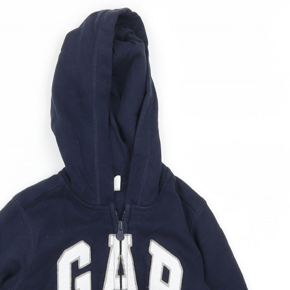 Gap Boys Blue   Full Zip Hoodie Size 2 Years