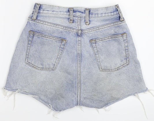 J.Galt Womens Blue  Denim Hot Pants Shorts Size S