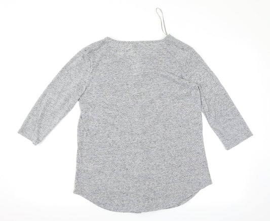 Papaya Womens Grey   Basic T-Shirt Size 12