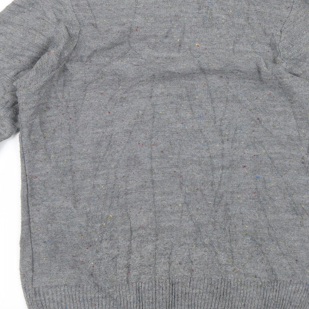 Hemingway Mens Grey  Knit Pullover Jumper Size M