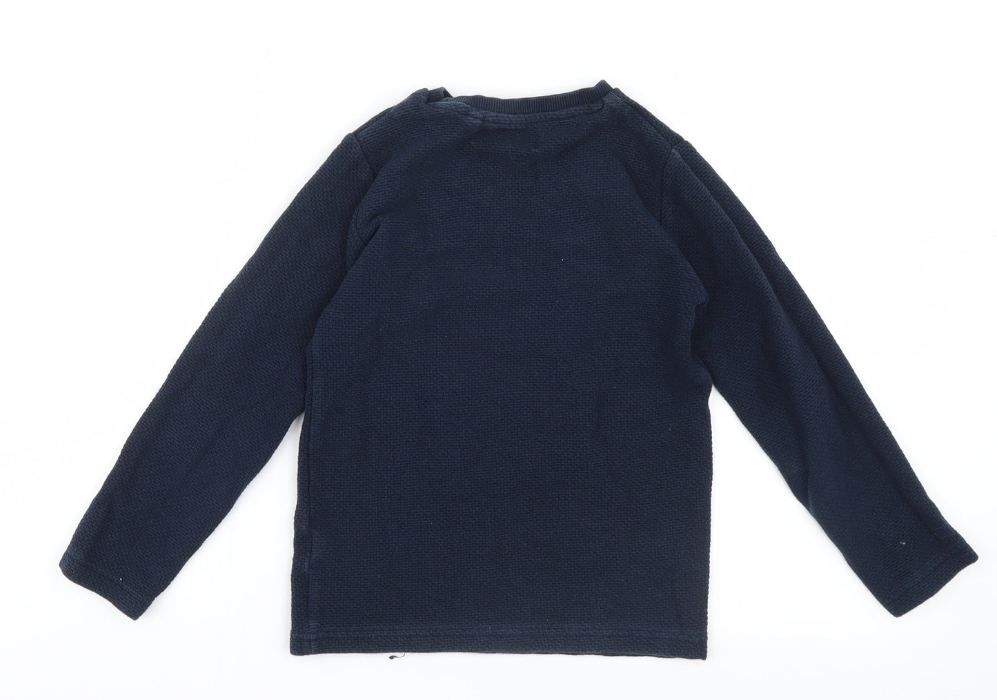 NEXT Boys Blue  Knit Pullover Jumper Size 6 Years