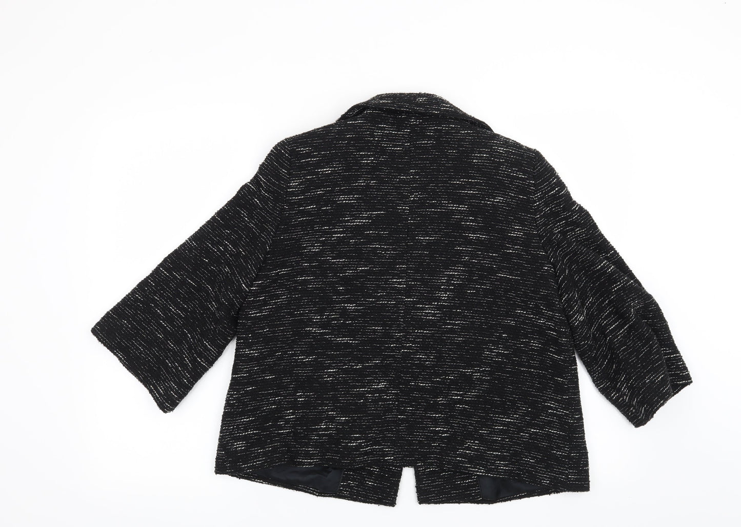 Wallis Womens Black Striped  Jacket  Size 12