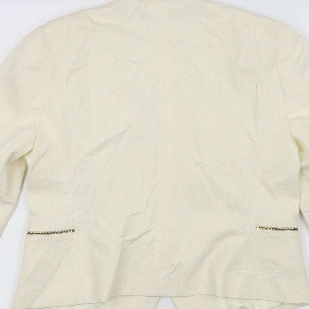 CC Womens White   Jacket Blazer Size 10