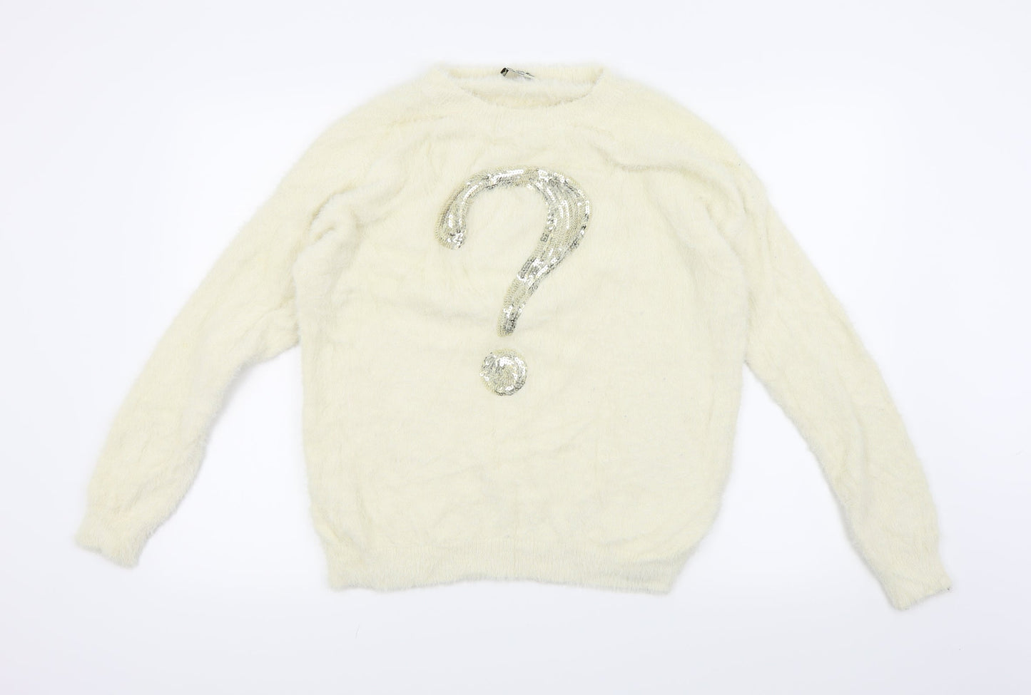 PARIS ET MOI Womens White   Pullover Jumper Size S