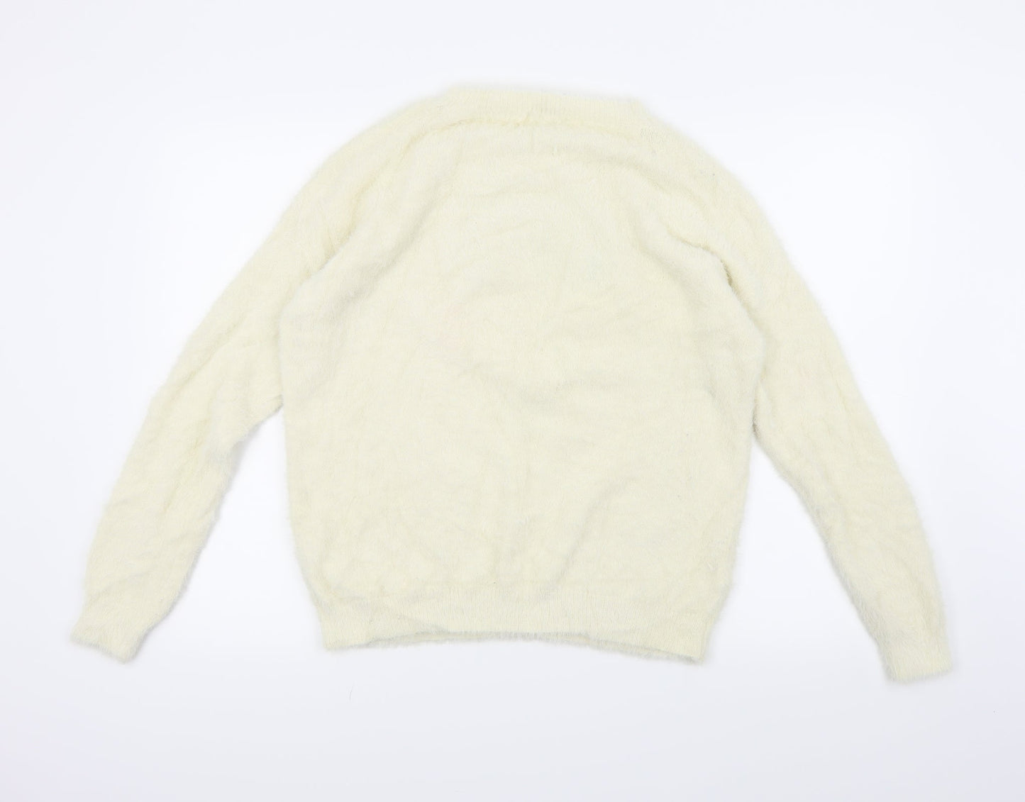 PARIS ET MOI Womens White   Pullover Jumper Size S