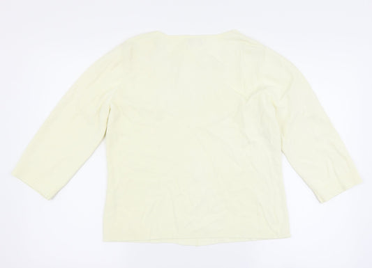 Klass Womens Ivory   Pullover Jumper Size M