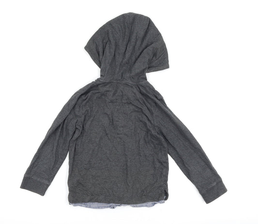 Nutmeg Boys Grey   Pullover Hoodie Size 5-6 Years