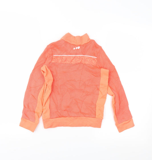 DECATHLON Boys Orange   Pullover Jumper Size 6 Years