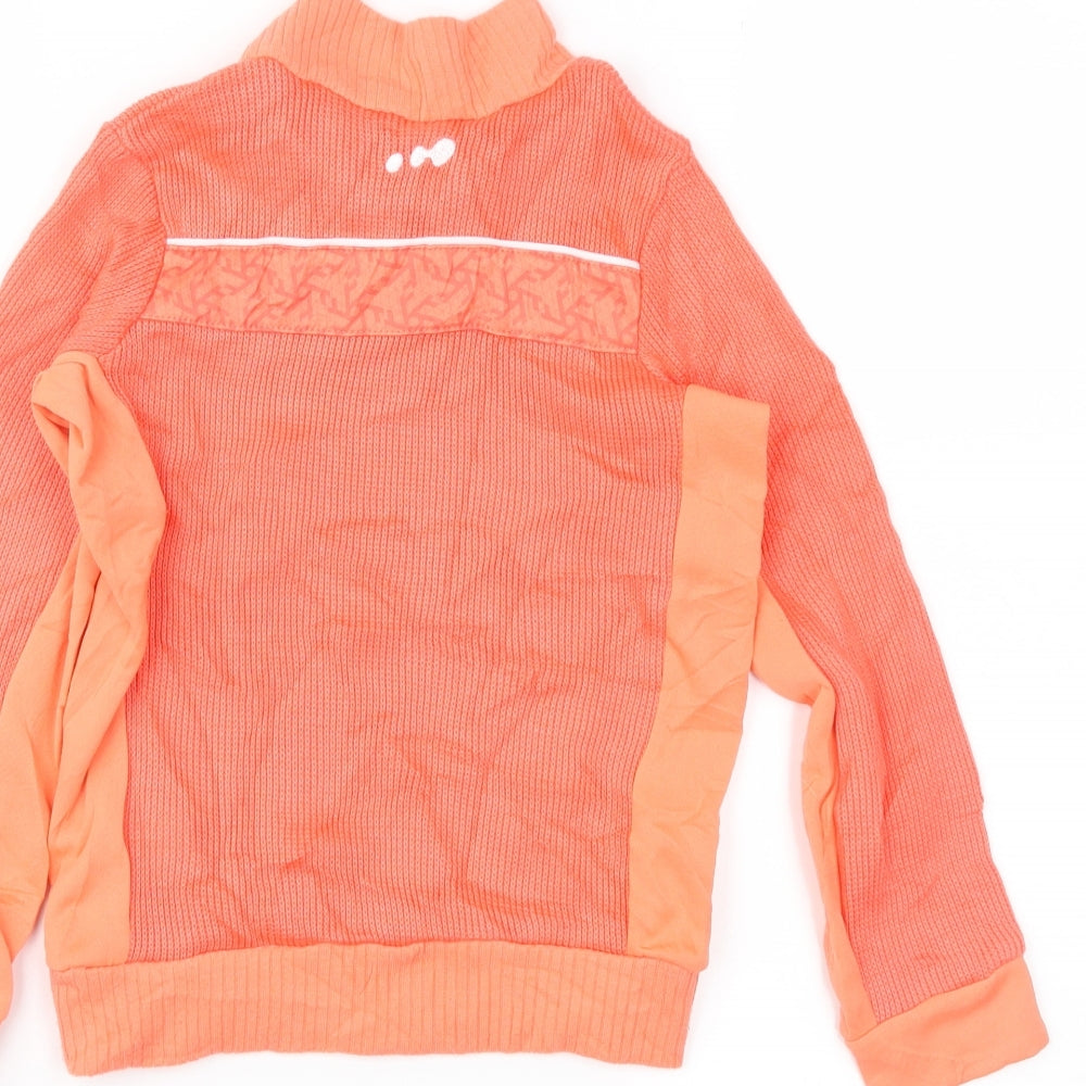 DECATHLON Boys Orange   Pullover Jumper Size 6 Years