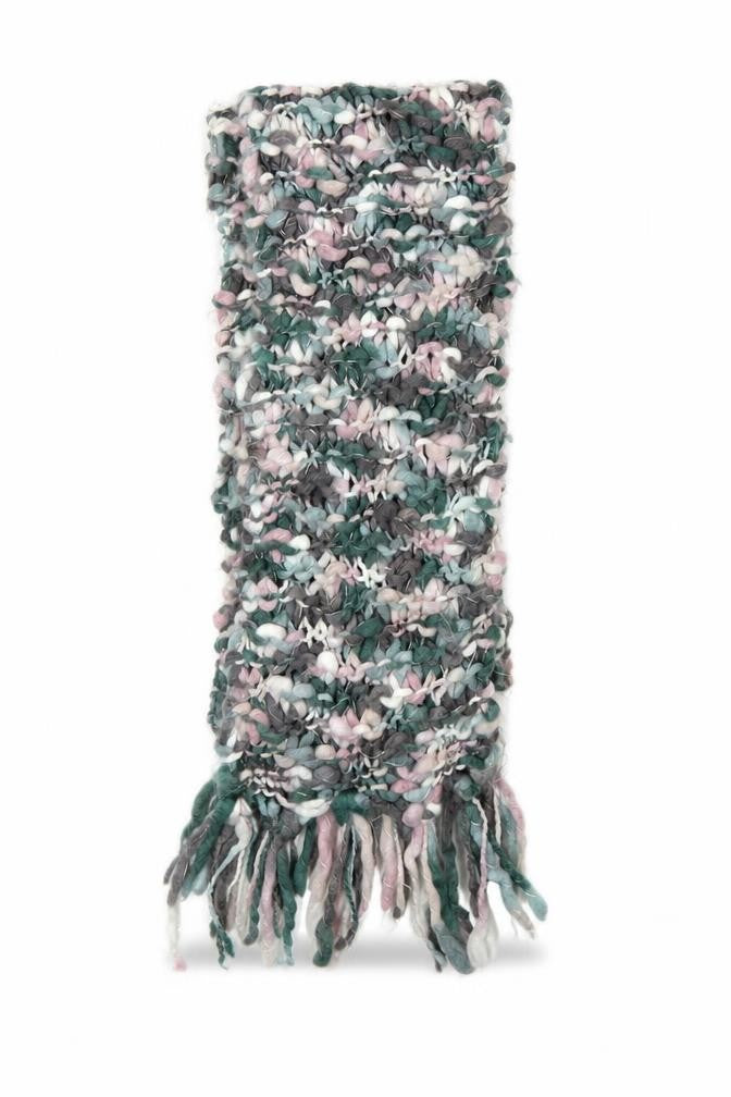 Front view of Preworn girls’ pink spotted scarf scarves & wraps one size