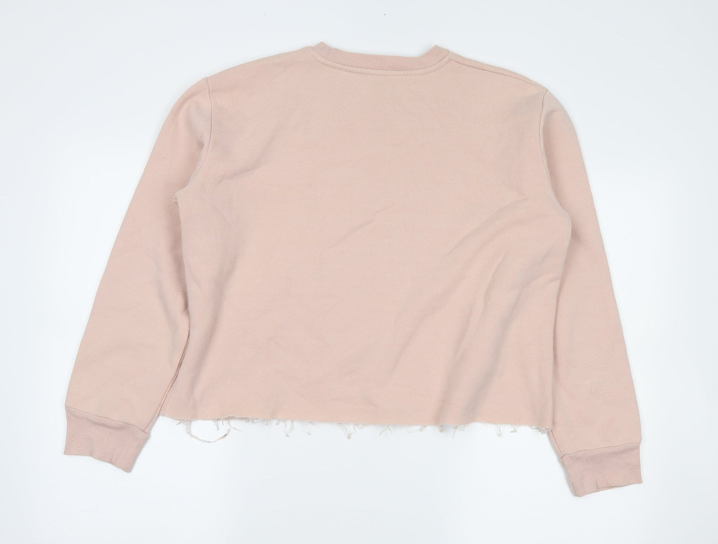 Topshop Womens Pink   Pullover Sweatshirt Size 14