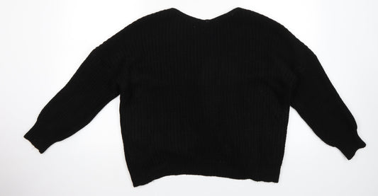 Preworn Womens Black   Pullover Jumper Size S