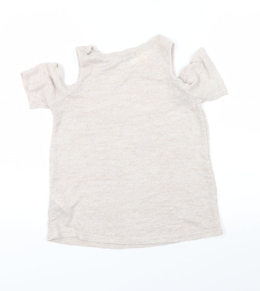 New Look Womens Pink   Basic Tank Size 8  - tank top with sleeves
