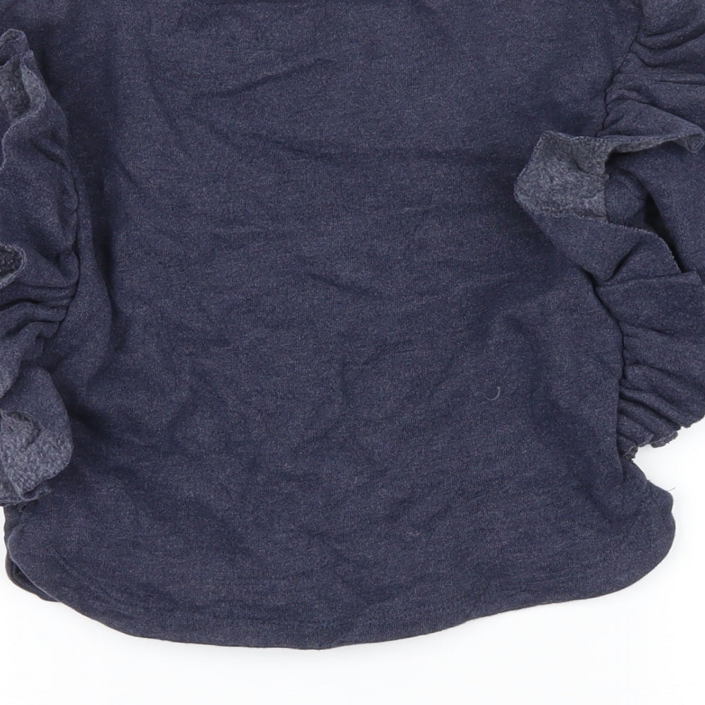 NEXT Girls Blue   Pullover Sweatshirt Size 5 Years  - super