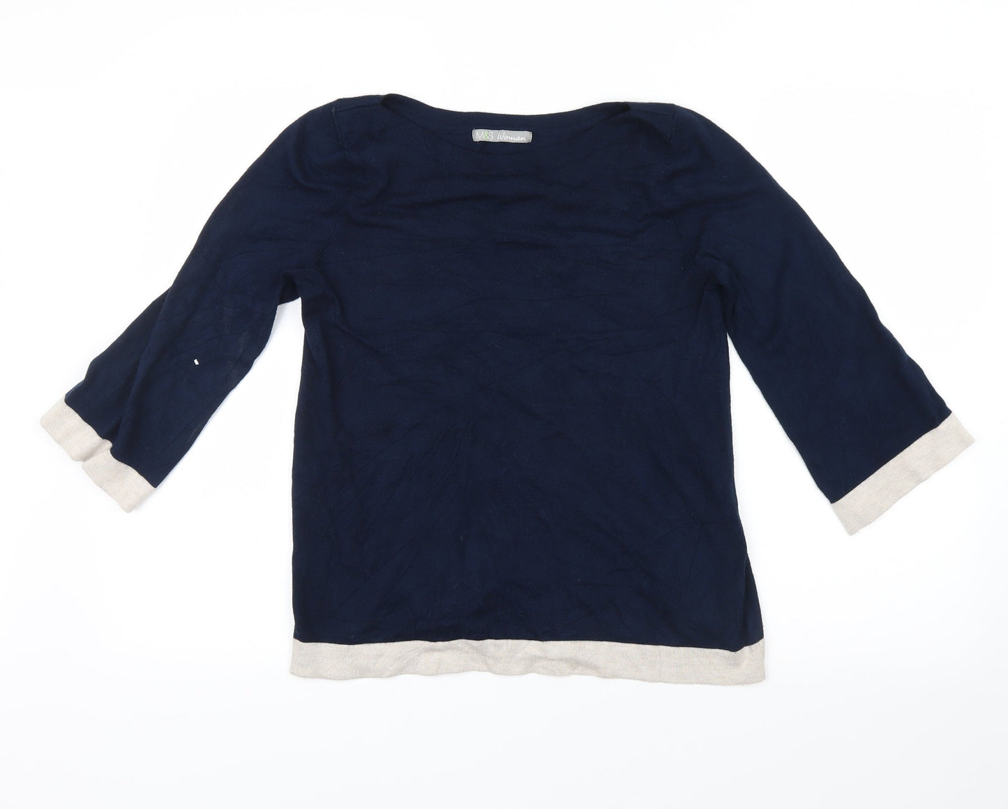 Marks and Spencer Womens Blue   Pullover Jumper Size 10