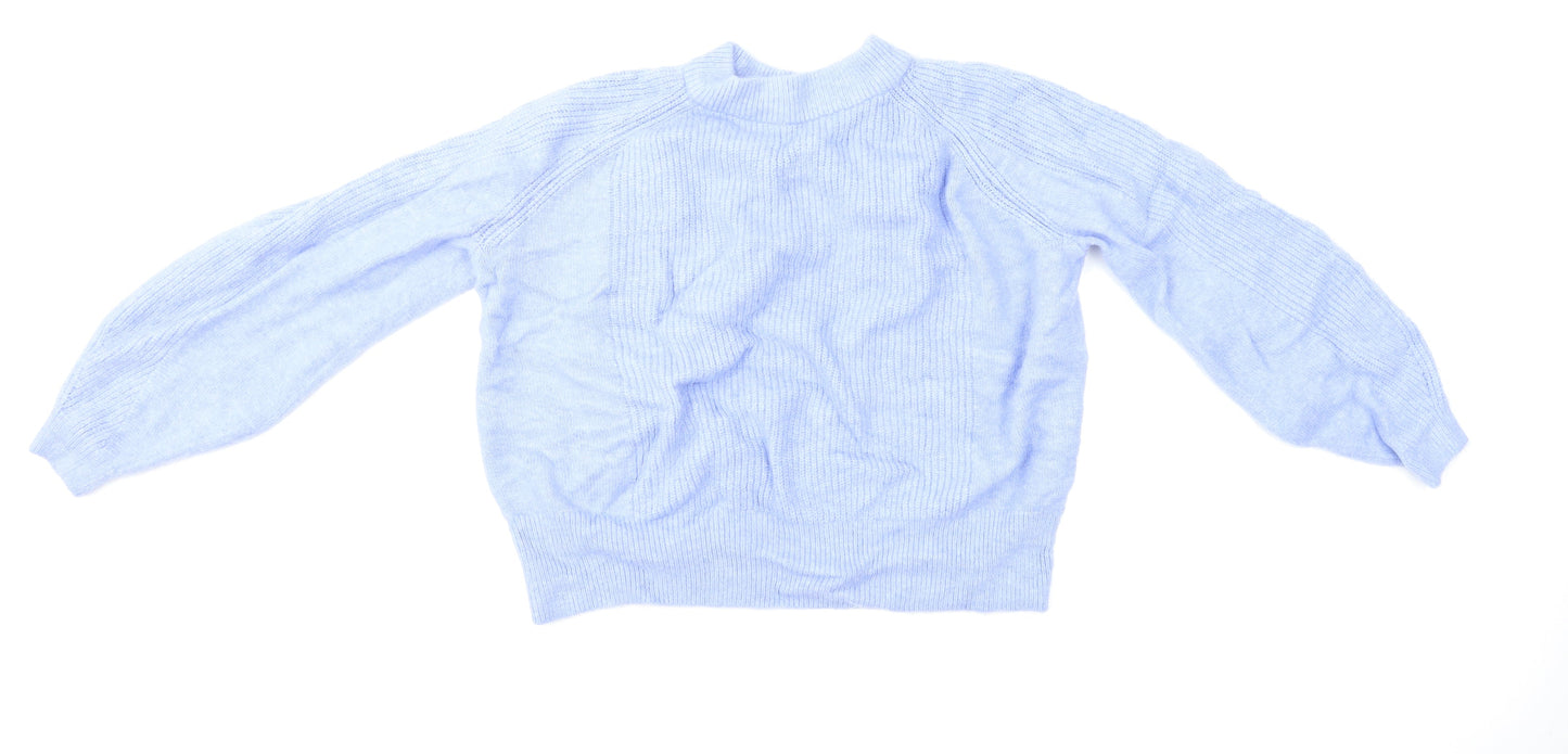 M&S Womens Blue   Pullover Jumper Size L  - Cropped