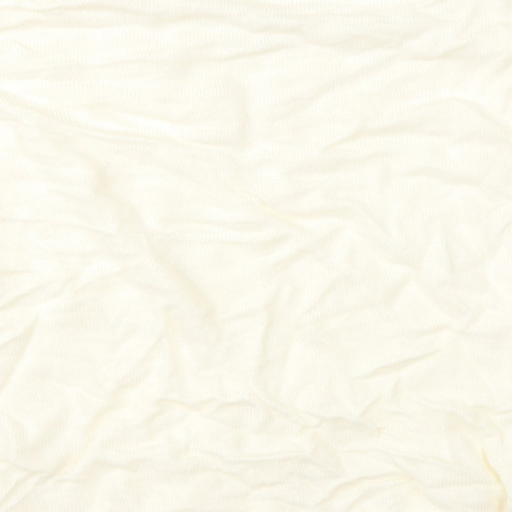 Classic Womens White   Basic T-Shirt Size 16