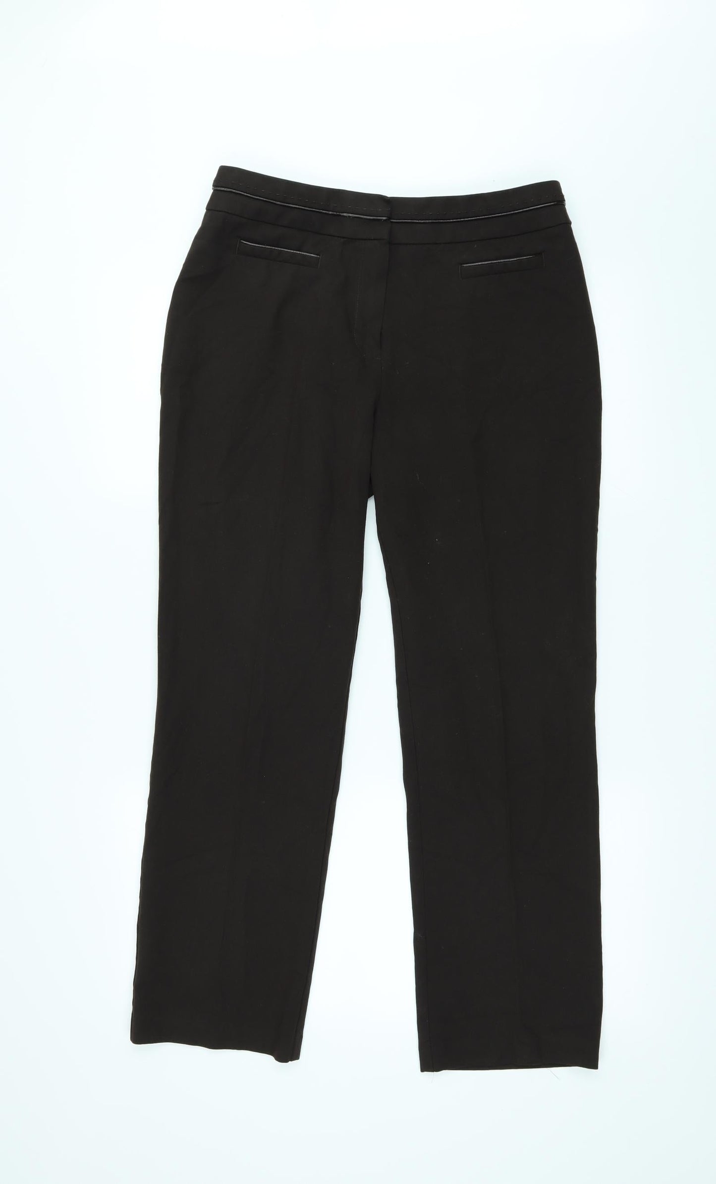 Marks and Spencer Womens Brown   Trousers  Size 12 L25 in