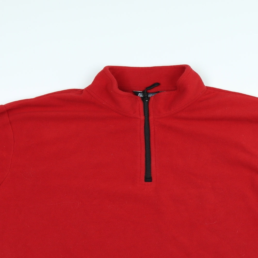 Bishop Mens Red   Pullover Jumper Size M