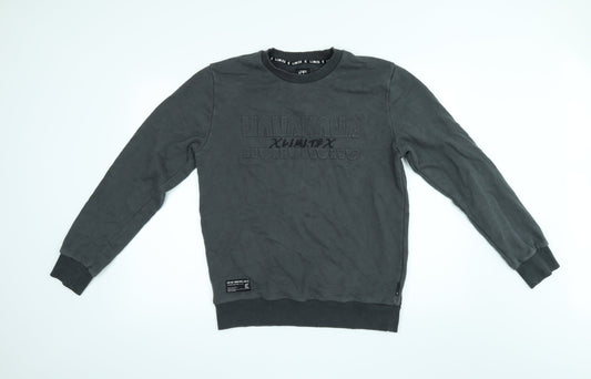 L.I.M.I.T.E Mens Grey   Pullover Jumper Size M