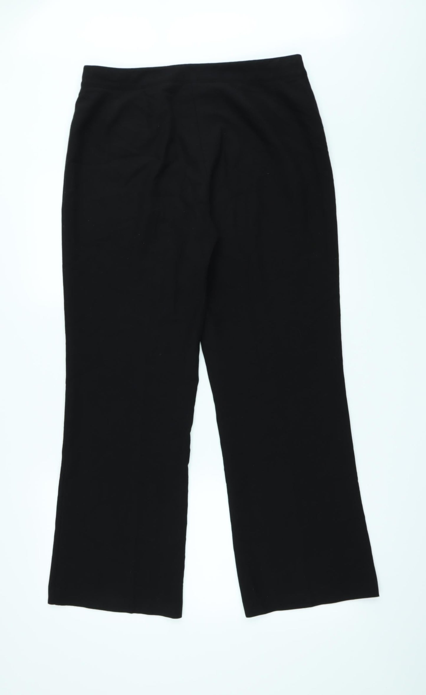 Mia Moda Womens Black   Trousers  Size 12 L29 in