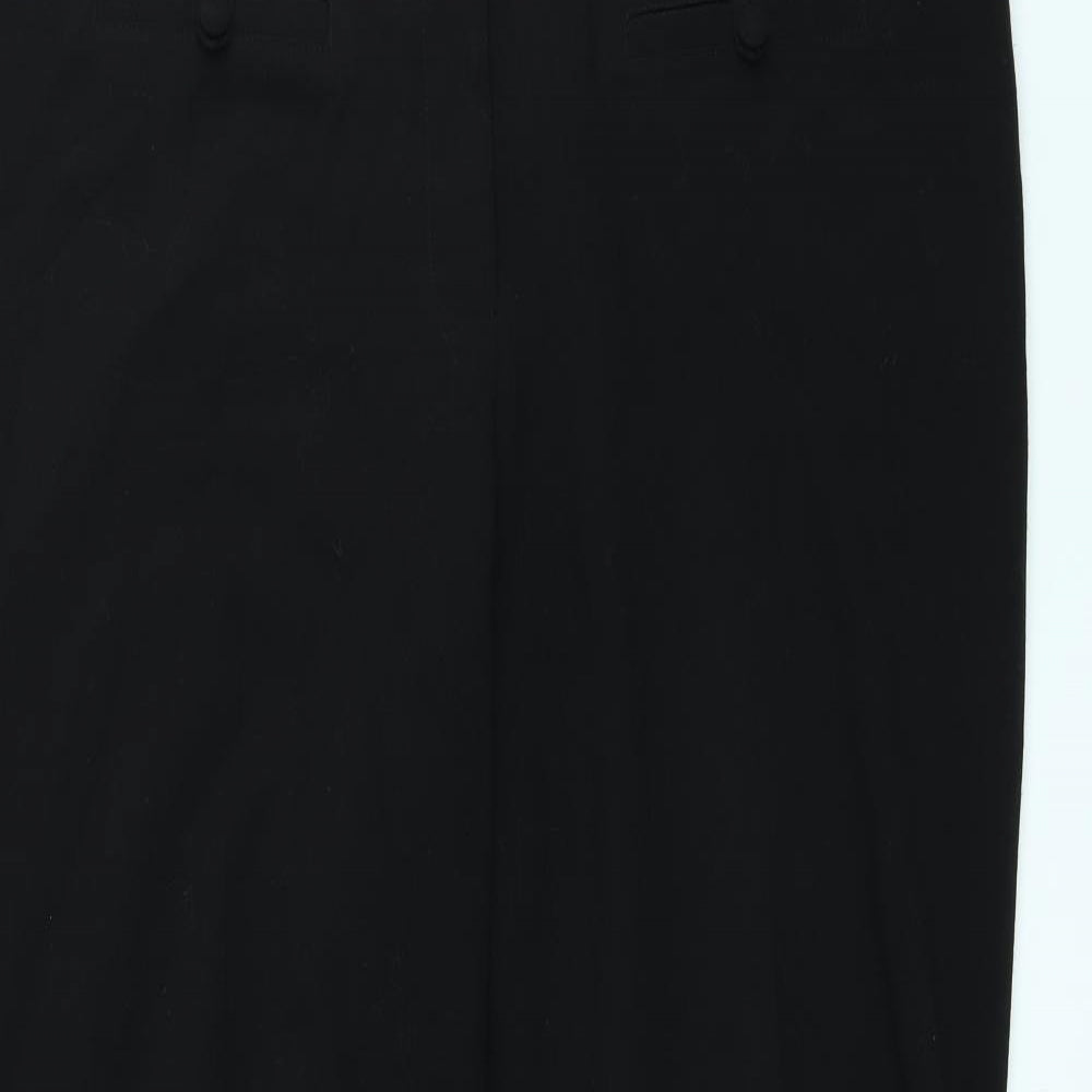 Papaya Womens Black   Trousers  Size 16 L29 in